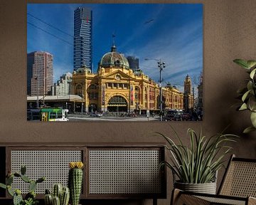Melbourne Flinders Street Station van Tessa Louwerens
