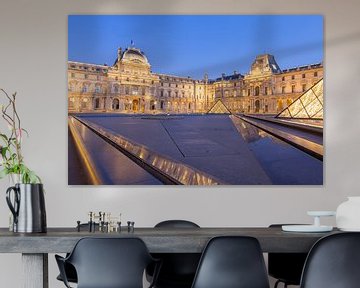 Avond bij het Louvre