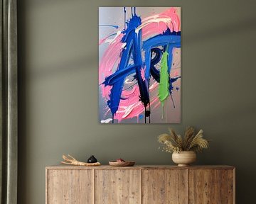 Splash - Abstracte Pop Art Typografie Kunst van Team W 32 Gallery