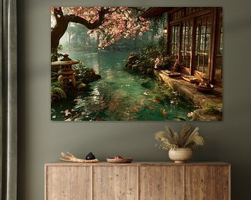 view of japanese garden by Egon Zitter