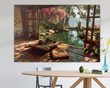 view of japanese garden by Egon Zitter