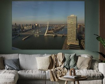 Rotterdam sunset van Willem Woudenberg / Photobywim