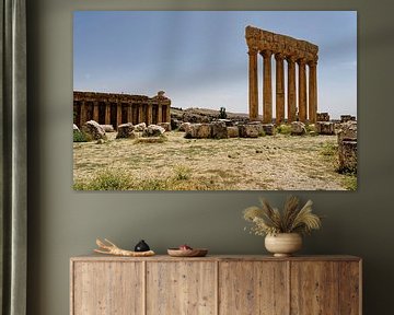 Tempel van Jupiter, Baalbek, Libanon van Imageditor