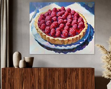 Frambozentaart | Zoete Frambozen Delight van De Mooiste Kunst