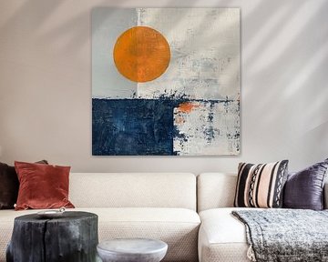 Sunrise over Ocean Blues by Modern Collection