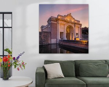 Sunset at the Menin Gate, Ypres by Henk Meijer Photography