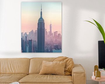 Sonnenaufgang über der Stadt NYC von Thea
