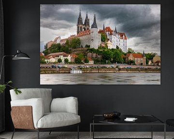 Kasteel Albrechtsburg in Meissen aan de Elbe van Holger Spieker