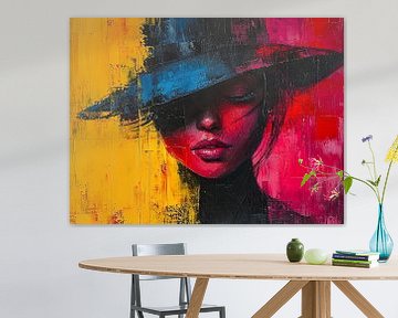 Vrouw met Hoed_3 van Bianca Bakkenist