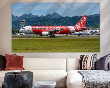 Air Asia Airbus A320 passenger jet.