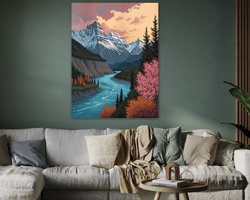 Herfst in de Rockies van Artistic
