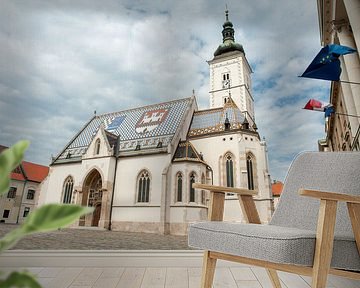 Crkva sv. Marka Zagreb van Richard Wareham