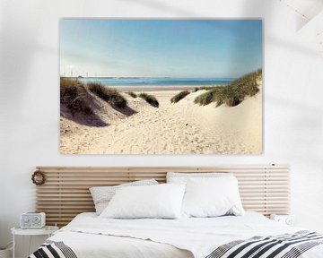 Strandopgang in de Duinen Zeeland van Krista Kitsz Art