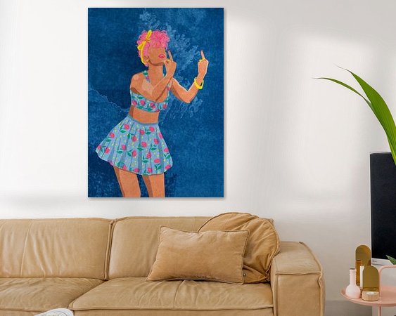 Example of the artwork in a room