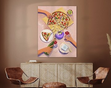 Diner met vrienden van Raissa Oltmanns