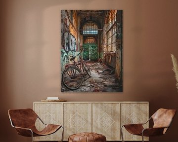 Verloren plaats gang fiets landhuis vervallen puin van gm_designs