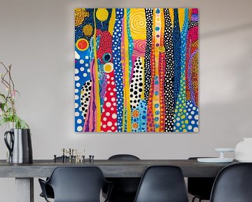 Inspired by Yayoi Kusama van Harry Hadders Design