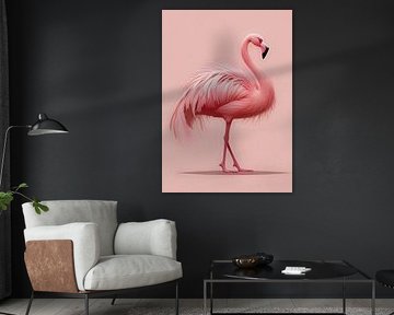 Pink Flamingo by Rizal Azhari