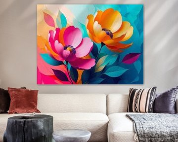 Symphonie florale vibrante