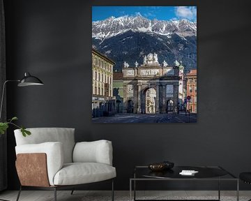 The Triumphal Gate in Innsbruck by ManfredFotos