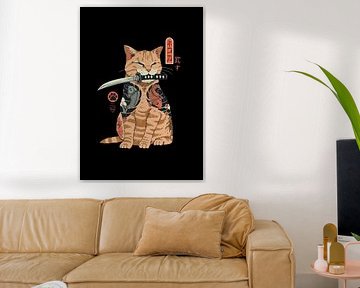 Schnurrhaare und Wunder Niedliche lustige Katze von Grease New