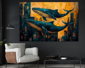 Whale in town