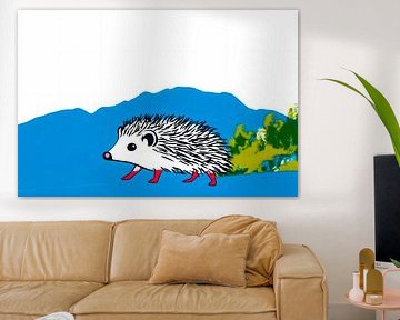 Egel in modern landschap van Imperial Art House