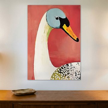 Vogel | Vogel mit gelbem Schnabel von Moderne Kollektion