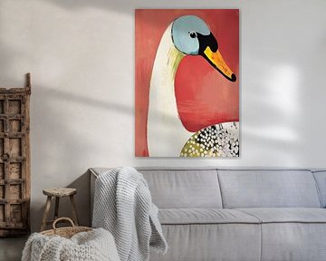 Vogel | Vogel met Gele Snavel van Modern Collection