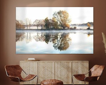 Herfst weerspiegelingen van Linda Benjamins