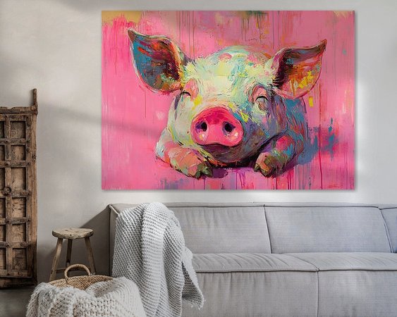 Example of the artwork in a room