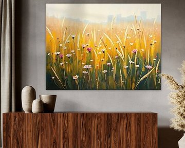 Goldene Wiese Gelassenheit von Artistic