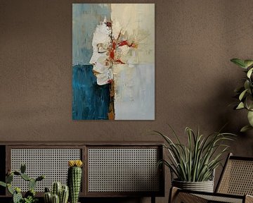 Zie Vrouw | Serene Vrouw met Kleuren van Kunst Kriebels