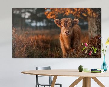 schotse hooglander / schotse hooglander kalfje van Gelissen Artworks