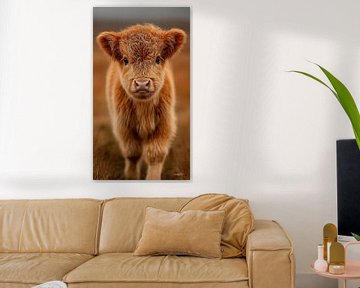 schotse hooglander / schotse hooglander kalfje van Gelissen Artworks