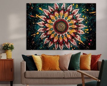 Colourful mandala and dynamic patterns by Art & Soul Creations