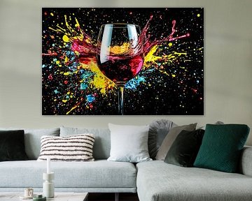Glass and colour explosion