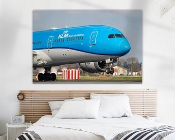 Klm boeing 787 atterrissage sur Arthur Bruinen