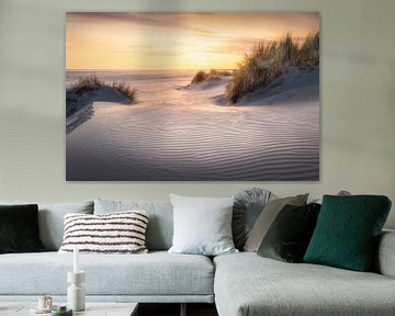 Matinée calme dans les dunes de Terschelling. sur Marco Lok