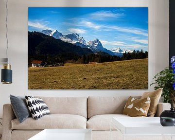Idyllic mountain landscape near Garmisch by ManfredFotos