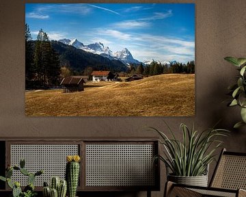 Idyllic mountain landscape near Garmisch by ManfredFotos