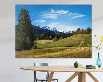 Idyllic mountain landscape near Garmisch by ManfredFotos