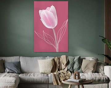 Tulpenstilte 3 van Thea