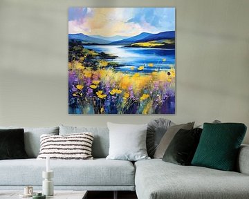 Wildblumen am Seeufer von Artistic