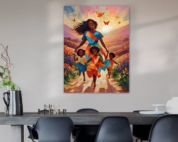 Moederschap puur geluk van Jolique Arte