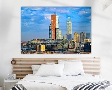 Rotterdam skyline during sunrise by Sjoerd van der Wal Photography