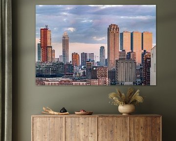 Rotterdam skyline during sunrise by Sjoerd van der Wal Photography