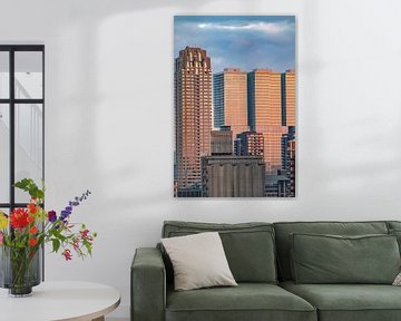 Rotterdam skyline during sunrise by Sjoerd van der Wal Photography