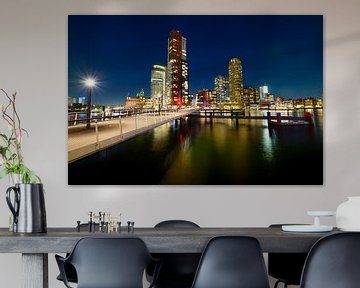 Rotterdam Kop van Zuid am Abend von Sjoerd van der Wal Fotografie