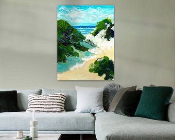 Abstrakte Stranddünen